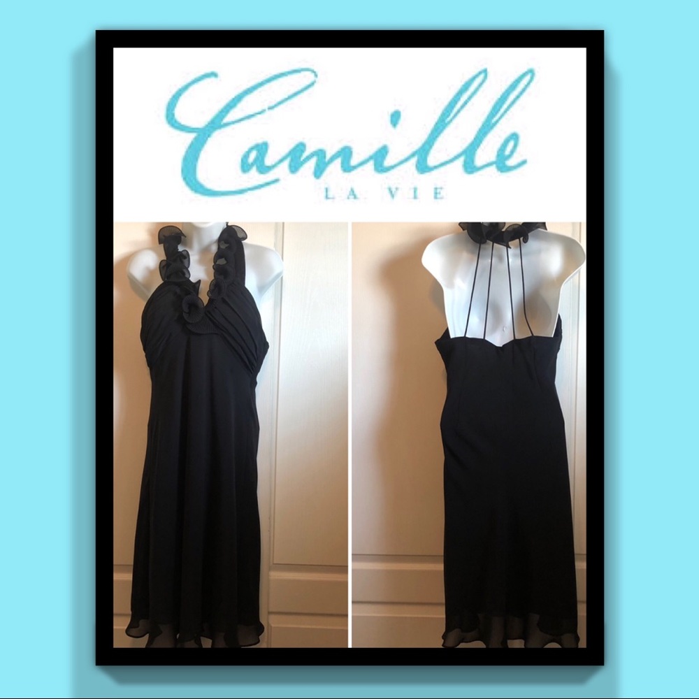 🔘 CAMILLE LAVIE 🔘 Black Evening Dress